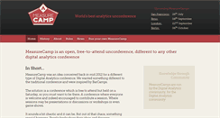 Desktop Screenshot of measurecamp.org